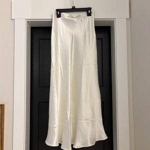 Francesca's Collections White Maxi Skirt